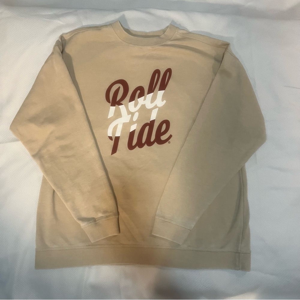 Alabama UA Roll Tide Women’s Sweatshirt Chicka-d Crewneck Long Sleeve NWOT